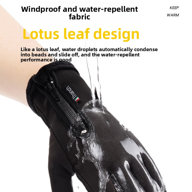 Winter Sports Gloves with Touchscreen Function
