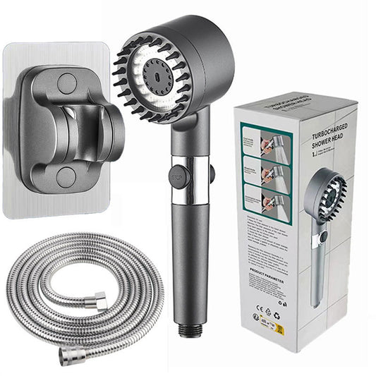 Handheld Pressurized Shower Head Set with Bracket